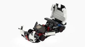 automodeliai - Surenkamas automodelis Rastar Pagani Zonda Cinque Bricks, 98200 - 3 nuotrauka