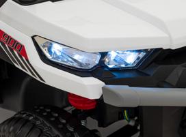 vaikiskas elektrinis keturratis - Elektrinis vienvietis keturratis Pick-Up Speed 900, baltas - 8 nuotrauka