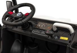 vaikiskas elektrinis keturratis - Elektrinis vienvietis keturratis Pick-Up Speed 900, baltas - 10 nuotrauka