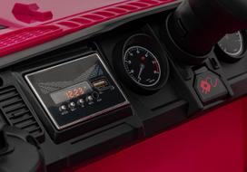 elektromobilis dvivietis dzipas - Dvivietis vaikiškas elektrinis automobilis Jeep Off Road 4x4, rožinis - 11 nuotrauka