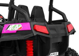 bagis vaikams - Vaikiškas elektrinis bagis Ramiz Grand Buggy 4x4 LIFT, rožinis (Pink) - 4 nuotrauka
