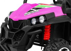 bagis vaikams - Vaikiškas elektrinis bagis Ramiz Grand Buggy 4x4 LIFT, rožinis (Pink) - 5 nuotrauka