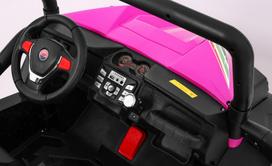 bagis vaikams - Vaikiškas elektrinis bagis Ramiz Grand Buggy 4x4 LIFT, rožinis (Pink) - 9 nuotrauka
