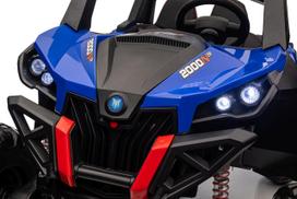 utv elektromobilis - Ramiz Elektrinis Buggy UTV-MX 2000N, Mėlynas (Blue) - 4 nuotrauka