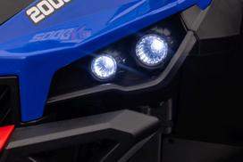 utv elektromobilis - Ramiz Elektrinis Buggy UTV-MX 2000N, Mėlynas (Blue) - 6 nuotrauka
