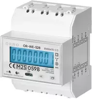 Orno Trifazis elektros skaitiklis 100A MID 4 moduliai DIN TH-35mm