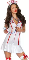 Leg Avenue Head Nurse White (Baltas) M/L Seksualus kostiumas