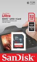32gb atminties kortele - SanDisk Ultra Lite SDHC 32GB 100MB/s - 2 nuotrauka