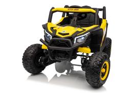 utv elektromobilis - Elektrinis Buggy Madman UTV-MX Geltonas (Yellow) - 9 nuotrauka
