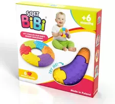 Soft Bibi Sensory Puzzle Circle, 6 vnt.