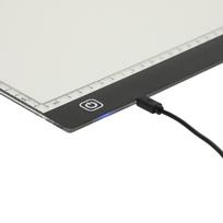 sviesdezes - Ikonka braižymo lenta A3 su LED apšvietimu - 4 nuotrauka
