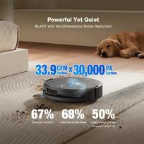 siurbliai robotai - Ecovacs DEEBOT T90 Omni White (Balta) - 9 nuotrauka