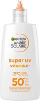 GARNIER AMBRE SOLAIRE Super UV Vitamin C Fluid SPF50+, 40 ml