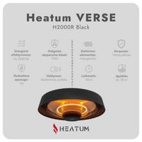 verso -  Heatum H2000R Verse black - 19 nuotrauka