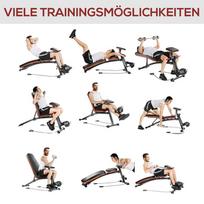 vonios spintele su - Homcom Daugiafunkcinis suoliukas 120 kg - Juodas (Black) - 5 nuotrauka
