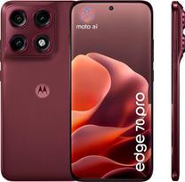 5g telefonai - Motorola Edge 70 Pro 5G 12/512GB Pantone Zinefande red (raudonas) - 3 nuotrauka