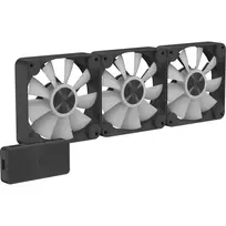 120 mm case - APNX FP1 120mm Black (juodas), 3 vnt. - 4 nuotrauka
