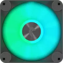 120 mm case - APNX FP1 120mm Black (juodas), 3 vnt. - 6 nuotrauka