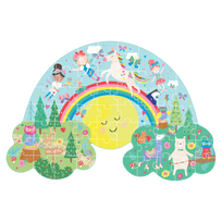puzzle vaikiska - Floss&Rock Vaivorykštės fėja, 60 det. - 3 nuotrauka