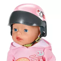 baby born leles - Zapf Creation BABY born Scooter Helmet, 43 cm, Rožinė - 2 nuotrauka