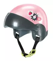 baby born leles - Zapf Creation BABY born Scooter Helmet, 43 cm, Rožinė - 4 nuotrauka