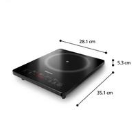 mini indukcine virykle - Philips 3000 Series HD5830/90 Juodas (Black) - 3 nuotrauka