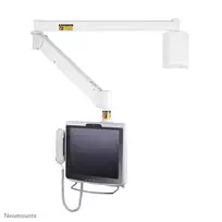 24 coliu televizorius - NEWSTAR MEDICAL FLAT SCREEN WALL MOUNT (162 CM LONG/170 CM HIGH) 10-24" WHITE - 7 nuotrauka