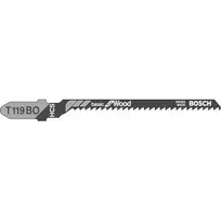 plywood - Pjūklelis siaurapjūkliui Bosch T 119 BO; 83 mm; 100 vnt. - 2 nuotrauka