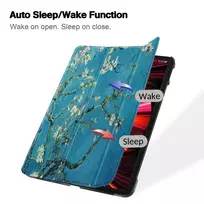 deklas fold 5 - iLike "Tri-Fold Eco-Leather Stand Case iPad Mini 5 (7.9") 2019/ Mini 4 2015" - 4 nuotrauka