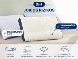 dormeo - Dormeo AIR+ SMART pagalvė, balta, 40x60 cm - 3 nuotrauka