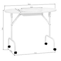 sulankstomi rasomi stalai - Activeshop Sulankstomas manikiūro stalas DESK FOLDING - 3 nuotrauka