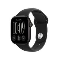 apple watch ismanieji laikrodziai - Apple Watch Series 12 GPS + Cellular 42mm Black Aluminium Case with Black Sport Band - S/M - 2 nuotrauka