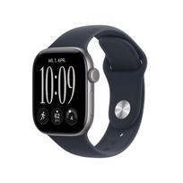 apple watch ismanieji laikrodziai - Apple Watch Series 12 GPS 42mm Space Grey Aluminium Case with Navy Blue Sport Band - M/L - 2 nuotrauka