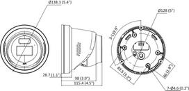 ds 2cd238 - Hikvision dome DS-2CD2387G2H-LISU/SL F4 (Balta - White) 8MP IR + LED ColorVu AcuSense - 2 nuotrauka