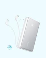 power bank 20000mah 22.5w - Anker Zolo Power Bank, 20000mAh, 22.5W, balta - 3 nuotrauka