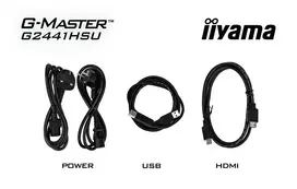gaming monitorius - iiyama G-Master G2441HSU-B1 Black Hawk 23.8", IPS, FHD, 144Hz - 4 nuotrauka