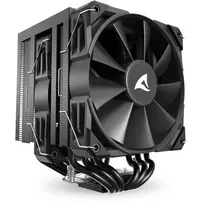 procesoriaus cpu ausintuvas - Sharkoon A60 Black 120 mm CPU Air Cooler - 5 nuotrauka