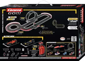 carrera go trasa - Carrera GO!!! Formula Free Racing, juoda (Black)/raudona (Red) - 4 nuotrauka