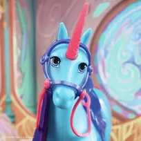vienaragiai pigu lt - Žaislinė figūrėlė, vienaragis Spin Master Unicorn Academy River, 28 cm, mėlyna - 3 nuotrauka