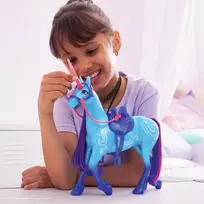 vienaragiai pigu lt - Žaislinė figūrėlė, vienaragis Spin Master Unicorn Academy River, 28 cm, mėlyna - 5 nuotrauka