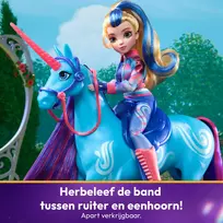 vienaragiai pigu lt - Žaislinė figūrėlė, vienaragis Spin Master Unicorn Academy River, 28 cm, mėlyna - 6 nuotrauka