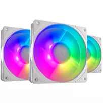 120mm argb pack - Cooler Master Mobius 120P ARGB White 3-pack - 5 nuotrauka