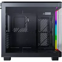 montech mid tower - Kompiuterio korpusas Montech King 95, juoda - 4 nuotrauka