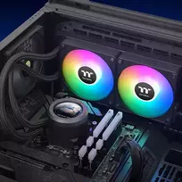 aio liquid cooling - Thermaltake TH240 V2 Ultra EX ARGB LCD Black - 2 nuotrauka
