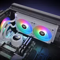 liquid cooler - Thermaltake TH280 V2 Ultra ARGB Sync All-In-One Liquid Cooler Snow Edition White - 2 nuotrauka