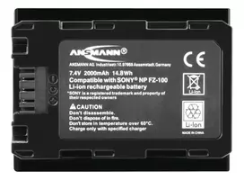 sony camera - Ansmann A-Son NP-FZ100 Juodas (Black) - 4 nuotrauka