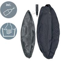 kamuolys 65 - Leitz Ergo aktyvaus sėdėjimo kamuolys 65 cm, Tamsiai pilka (Dark Grey) - 4 nuotrauka