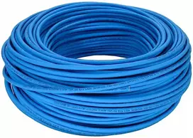 cat 6a ftp 100m - DIGITUS Installation cable cat.6A S/FTP Eca solid wire AWG 23/1 LSOH 100m blue foiled - 2 nuotrauka
