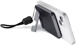 belaidis power bank - Troika POP50, 5000mAh, belaidis įkrovimas, pilkas/juodas - 2 nuotrauka