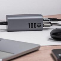 usb 2.4 a - FORCELL F-ENERGY GaN III VT-49 stalinis įkroviklis 2 x Type C + 2 x USB A PD QC4.0 SFC2.0 5A 100W pilka (Gray) - 5 nuotrauka